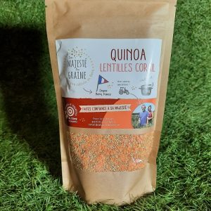 Mélange quinoa lentilles corail 350g
